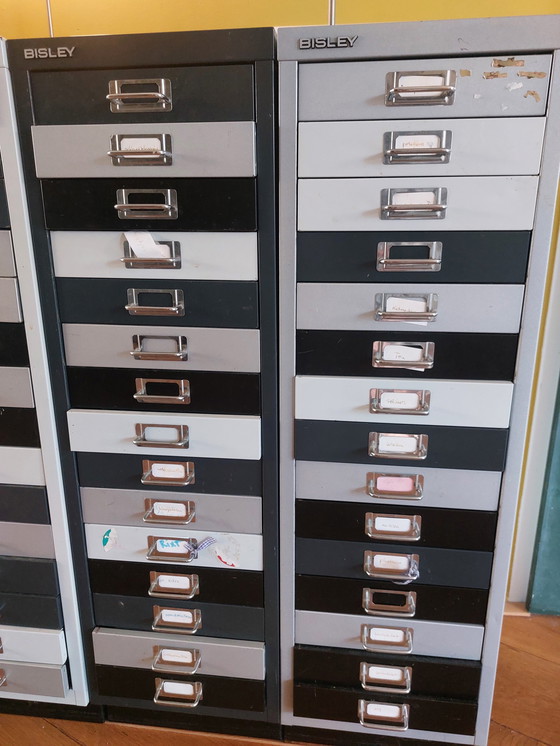 Image 1 of 4x Bisley Drawer Cabinets, Mixed As Set