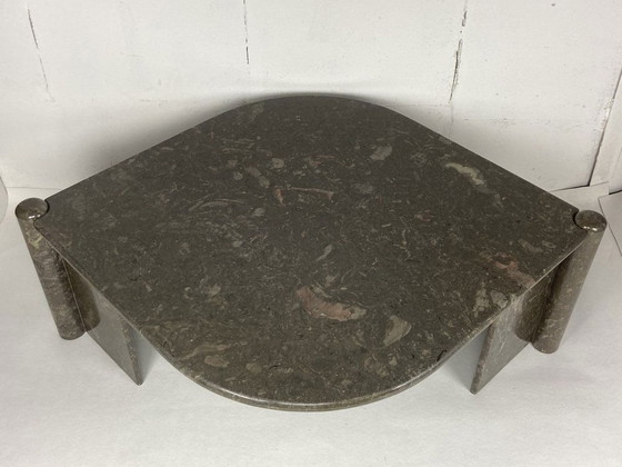 Image 1 of Italian marble drop coffee table