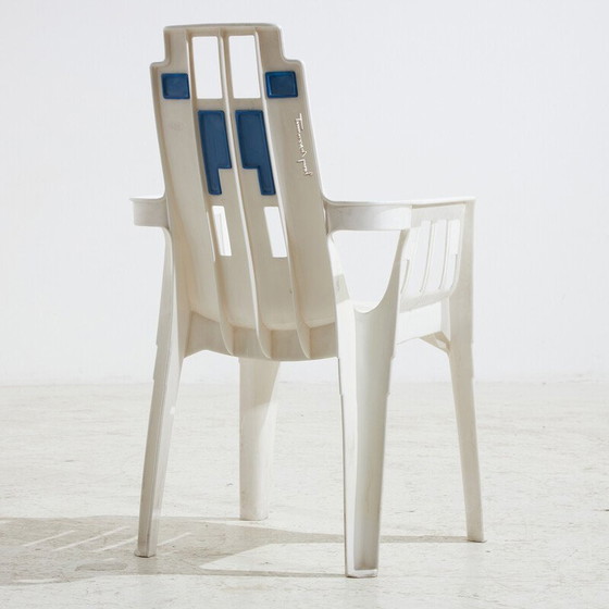 Image 1 of Vintage "Boston" plastic armchairs by Pierre Paulin for Henry Massonnet, 1980