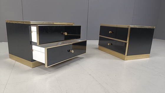 Image 1 of Pair of bedside cabinets, 1970s