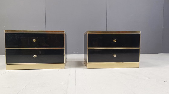 Image 1 of Pair of bedside cabinets, 1970s