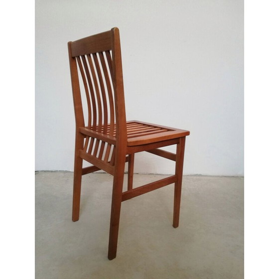 Image 1 of Set of 4 vintage Milano chairs by Aldo Rossi for Molteni, 1987s