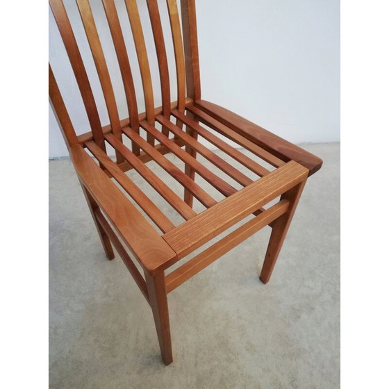 Image 1 of Set of 4 vintage Milano chairs by Aldo Rossi for Molteni, 1987s