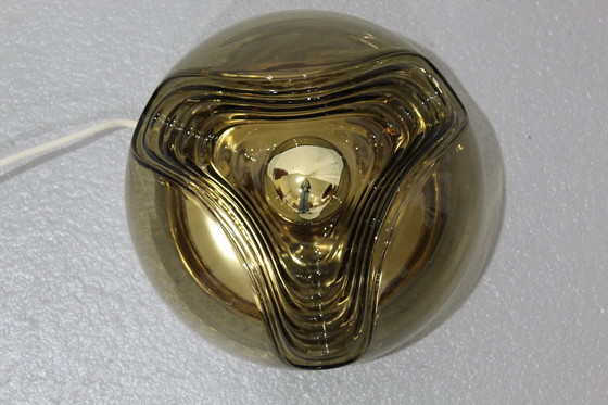 Image 1 of Applique et plafonnier design vintage Peill & Putzler Wave - space age