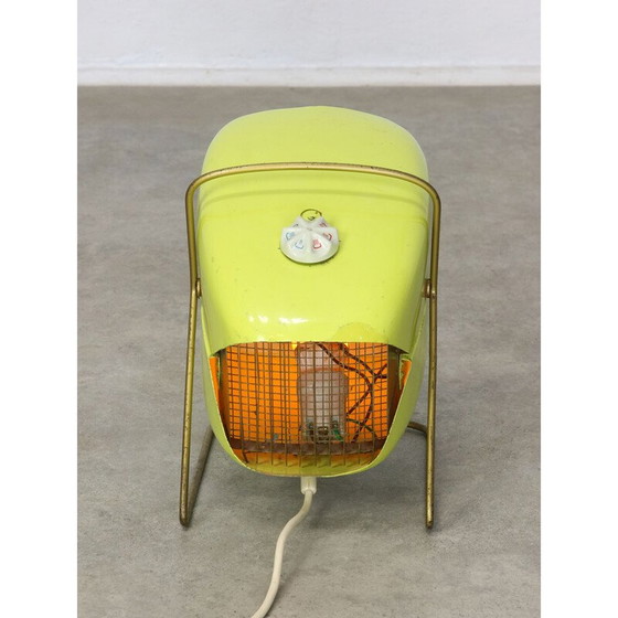 Image 1 of Mid-century Italian yellow table lamp