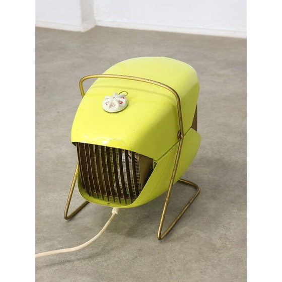 Image 1 of Mid-century Italian yellow table lamp