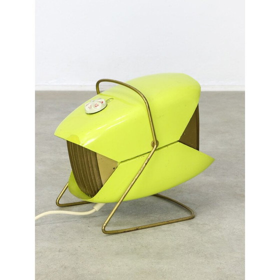 Image 1 of Mid-century Italian yellow table lamp