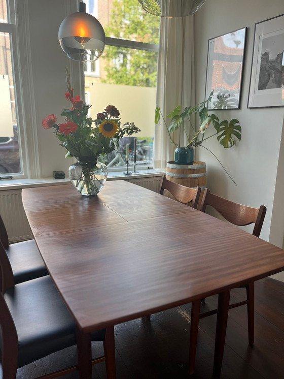 Image 1 of Vintage Extendable Dining Table Teak