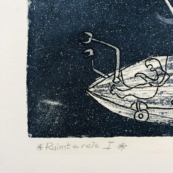 Image 1 of Rob Clous - Etching - Space Travel I