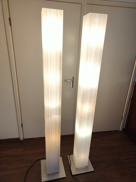 Image 1 of Quasar High & Mighty Paul Imbrechts design 2 pieces floor lamps