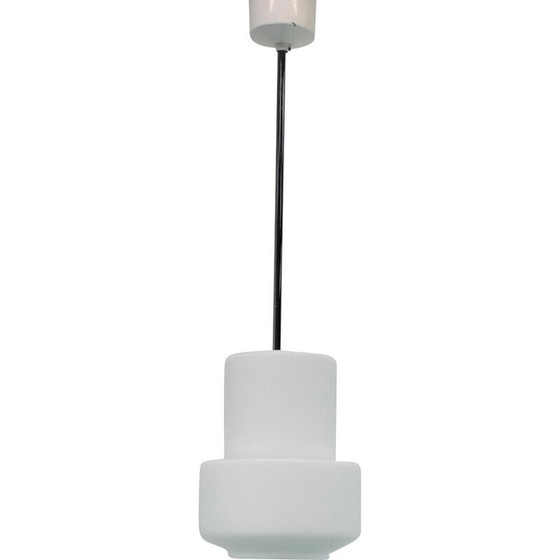 Image 1 of Lampada a sospensione vintage in acciaio cromato per Napako, Cecoslovacchia, 1970