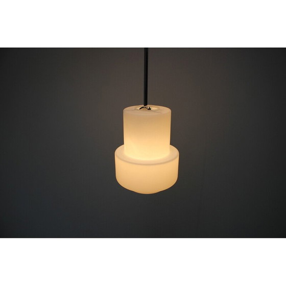 Image 1 of Lampada a sospensione vintage in acciaio cromato per Napako, Cecoslovacchia, 1970