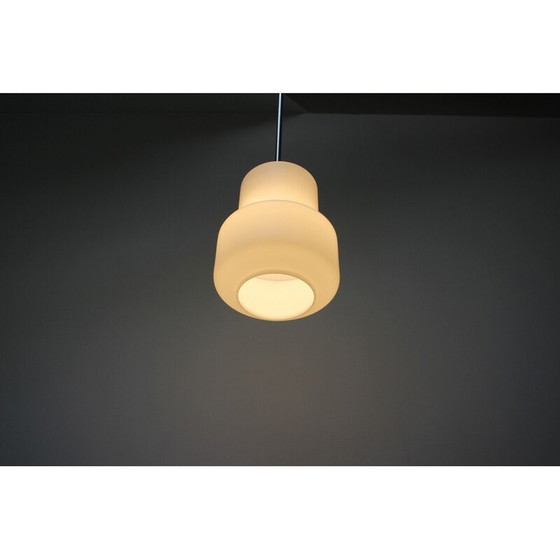 Image 1 of Lampada a sospensione vintage in acciaio cromato per Napako, Cecoslovacchia, 1970