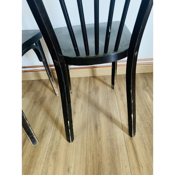 Image 1 of Pair of vintage Baumann chairs model 153