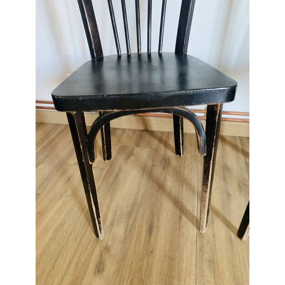Image 1 of Pair of vintage Baumann chairs model 153