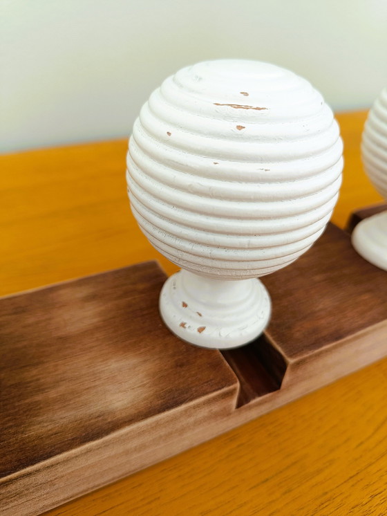 Image 1 of A 5 coat hooks