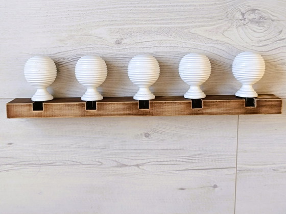 Image 1 of A 5 coat hooks