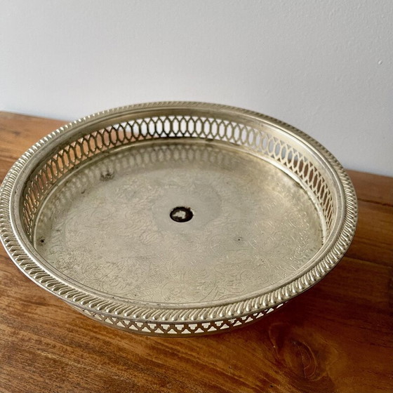 Image 1 of Vintage silver-plated fruit bowl