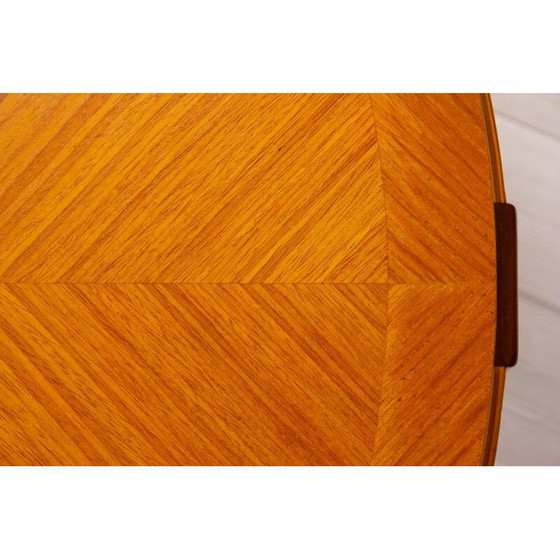 Image 1 of Vintage Scandinavian birchwood and walnut coffee table, 1960