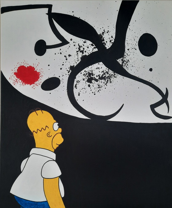 Image 1 of Marie-Jeanne van de Velde - Homer watching Miro