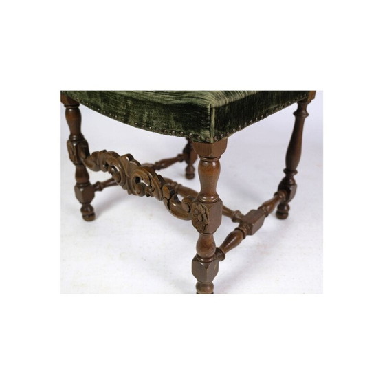 Image 1 of Pair of vintage oakwood chairs, 1930s