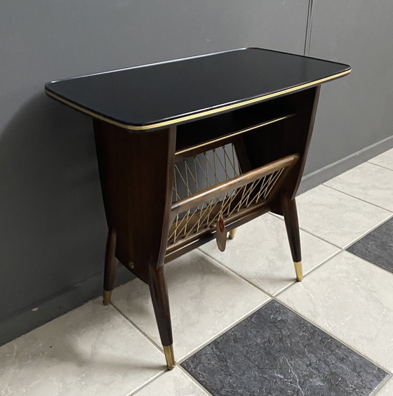 Image 1 of Magazine Rack / Table 1960S By Theobald