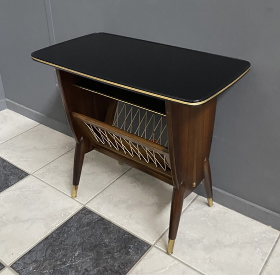 Image 1 of Magazine Rack / Table 1960S By Theobald