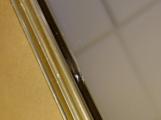 Image 1 of Vintage Wall Mirror Mirror Brass Gold