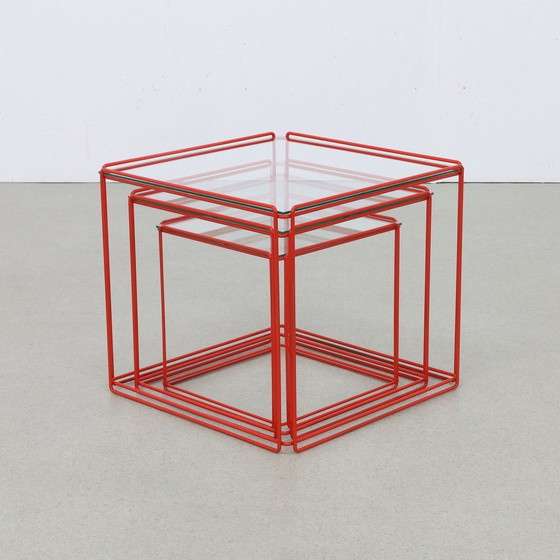 Image 1 of Isocele Side Tables Max Sauze, Set/3