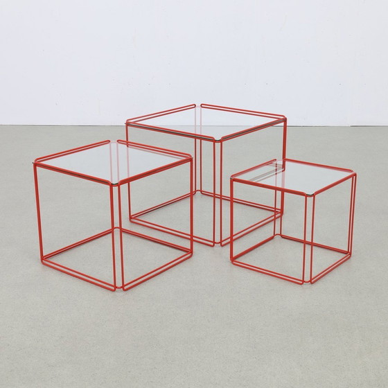 Image 1 of Isocele Side Tables Max Sauze, Set/3