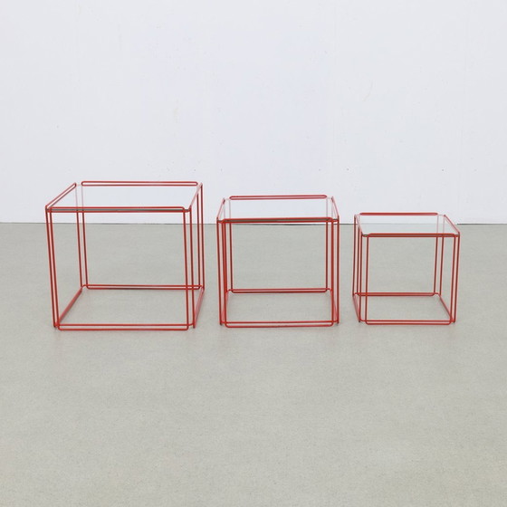 Image 1 of Isocele Side Tables Max Sauze, Set/3