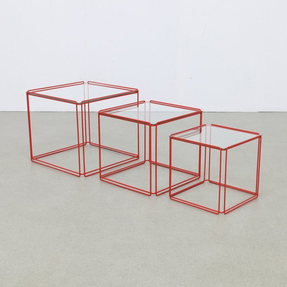 Image 1 of Isocele Side Tables Max Sauze, Set/3