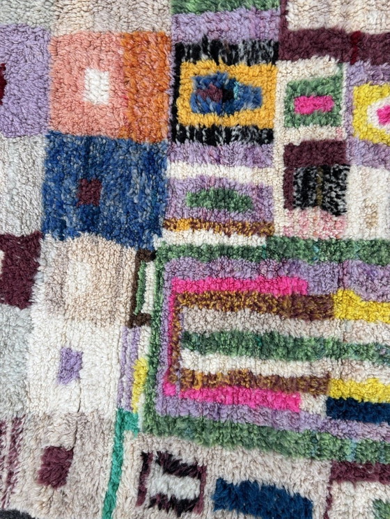 Image 1 of Moroccan Modern Abstract Colorful Rug - 220X310 Cm