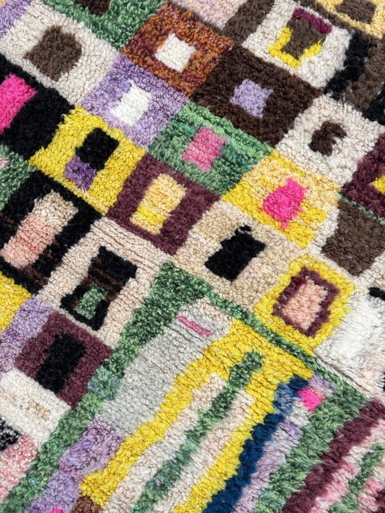 Image 1 of Moroccan Modern Abstract Colorful Rug - 220X310 Cm