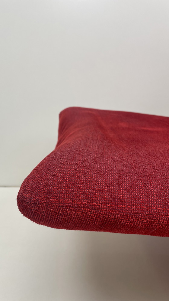 Image 1 of 2 x Artifort Concorde armchair cherry red fabric Pierre Paulin design