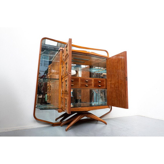 Image 1 of Mid-century bar by Guglielmo Ulrich for Arredamenti Casa, 1950s