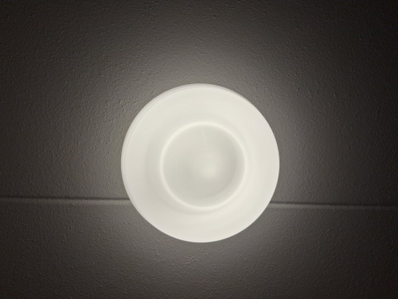 Image 1 of 2x Gispen Giso Ceiling Light Point Large Opal