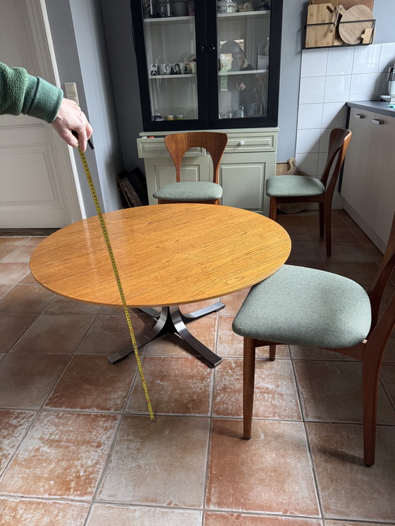 Image 1 of Danish Design Round Dining Table