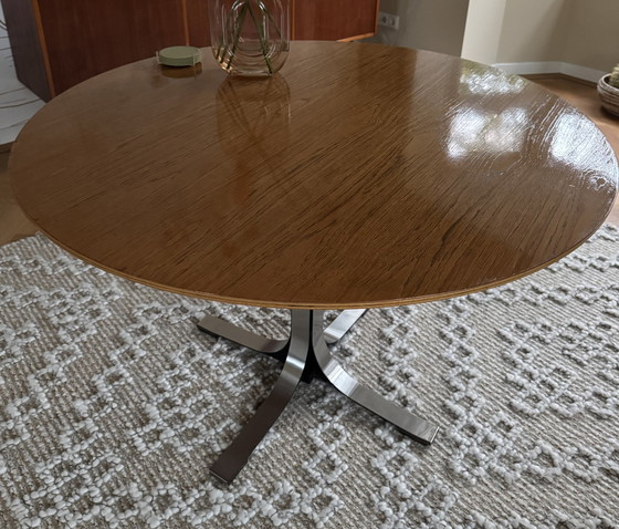 Image 1 of Danish Design Round Dining Table