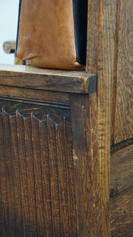 Image 1 of Sheep Leather Armchair With Wood