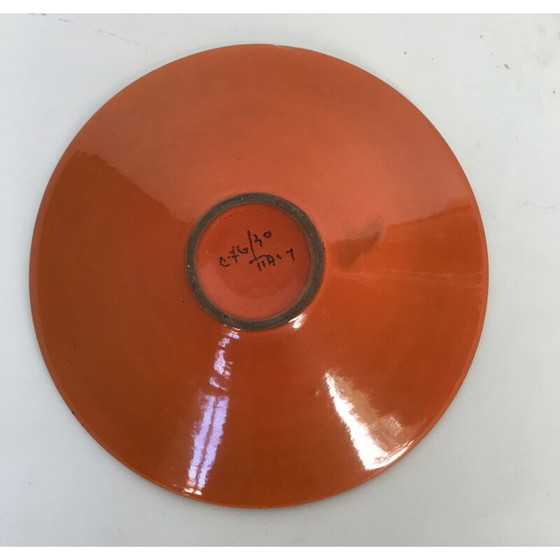 Image 1 of Vintage plate by Aldo Londi for Bitossi