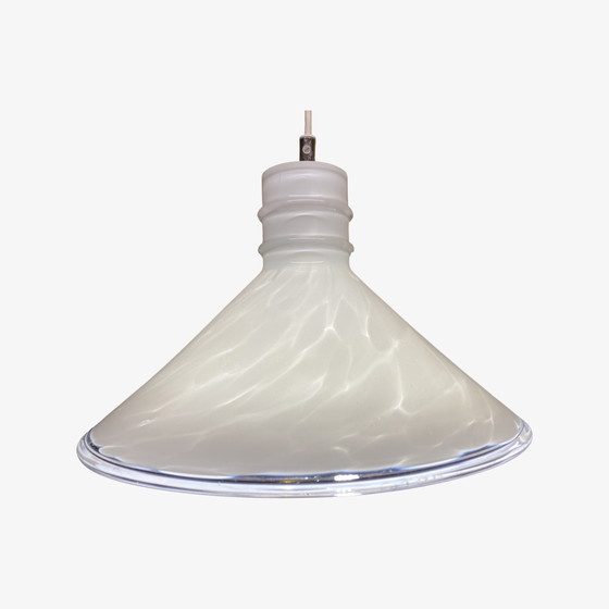 Image 1 of Scandinavian Alabaster Glass Pendant Light - EL-Light