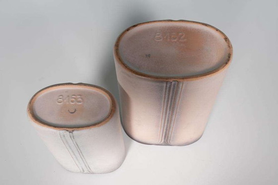 Image 1 of VEB Haldensleben Vases Set, 1960s East German Pottery