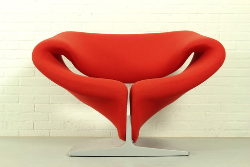 Mid Century Ribbon Lounge Chair By Pierre Paulin For Artifort, Netherlands 1960S