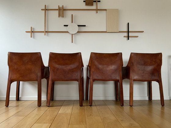 Image 1 of 4x Cassina Cab 413 chairs