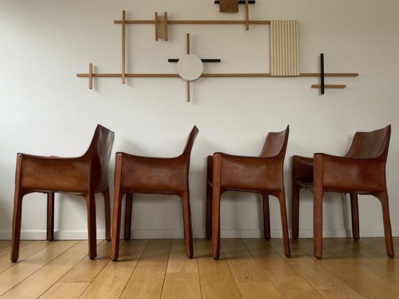 Image 1 of 4x Cassina Cab 413 chairs