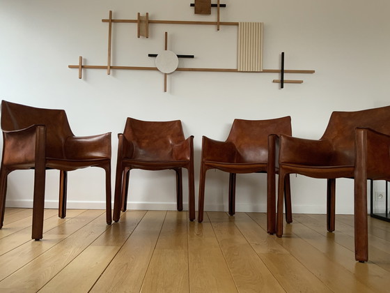 Image 1 of 4x Cassina Cab 413 chairs