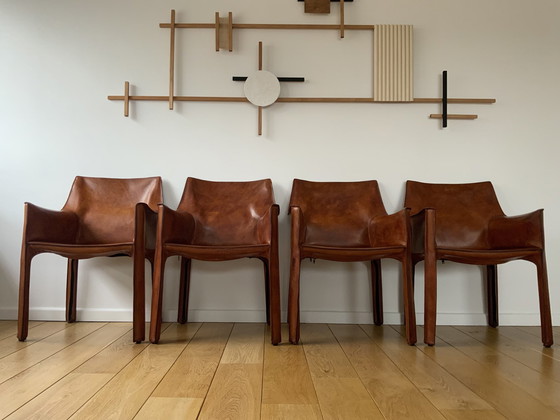 Image 1 of 4x Cassina Cab 413 chairs