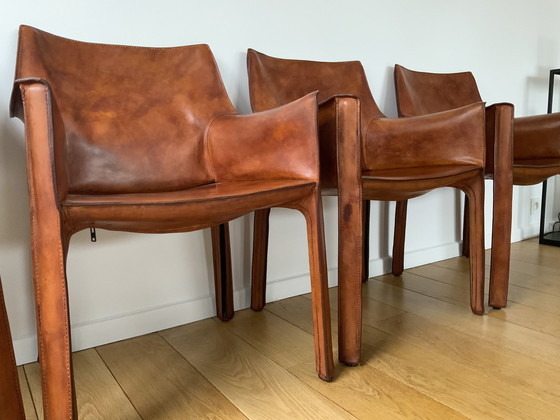 Image 1 of 4x Cassina Cab 413 chairs