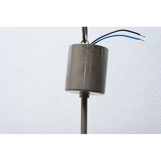 Image 1 of Lampada a sospensione vintage in vetro cubico di Kamenický Senov, Cecoslovacchia 1970